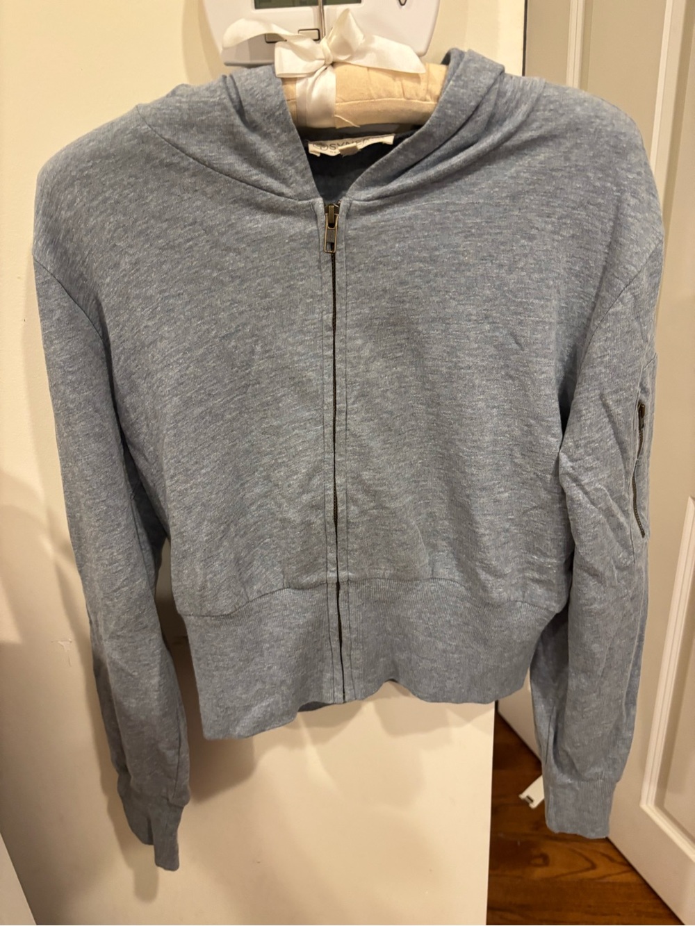 Synergy light Blue Women’s Zip-Up Hoodie Sweater